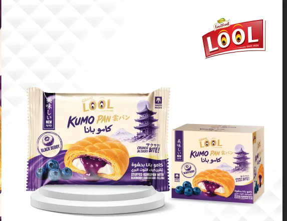 Stuffed Kumopan With Bluberry Cheescake Filling