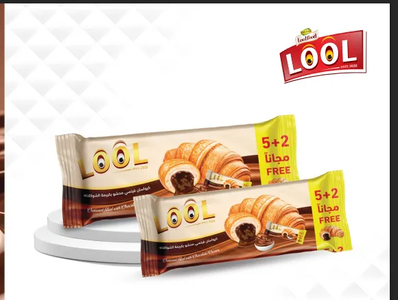 Croissant filled with Chocolate Cream